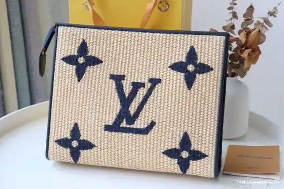 FS CHEAP Monogram Raffia Toiletry LOUIS VUITTON Pouch 0530